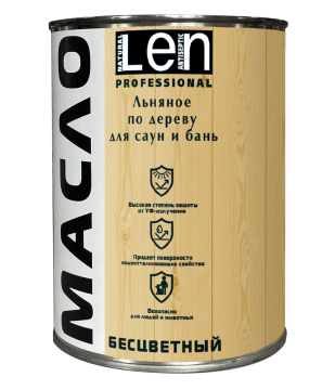 Масло колерованное "ЛЁН" для саун и бань Масло колерованное "ЛЁН" для саун и бань