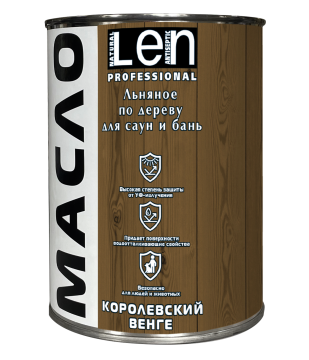 Масло колерованное "ЛЁН" для саун и бань Масло колерованное "ЛЁН" для саун и бань