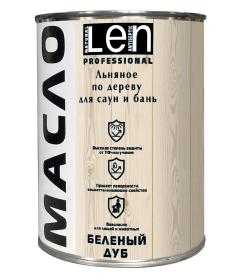 Масло колерованное "ЛЁН" для саун и бань Масло колерованное "ЛЁН" для саун и бань