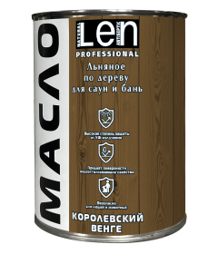 Масло колерованное "ЛЁН" для саун и бань