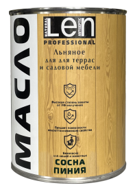 Масло колерованное "ЛЁН" для саун и бань